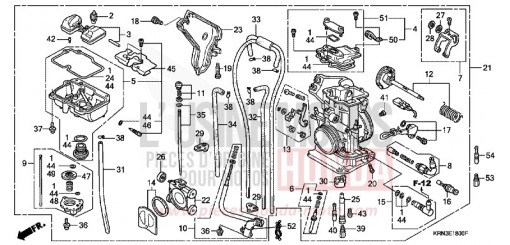 CARBURATEUR CRF250R8 de 2008